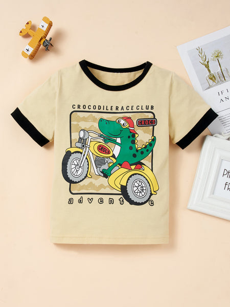 Boys Graphic T-Shirt and Shorts Set