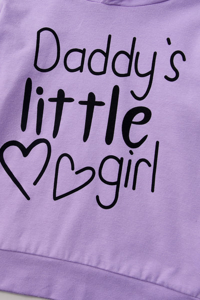 Baby Girls' Daddy's Little Girl Hoodie and Floral Pants