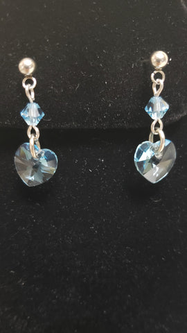 Sparkling Heart Earrings