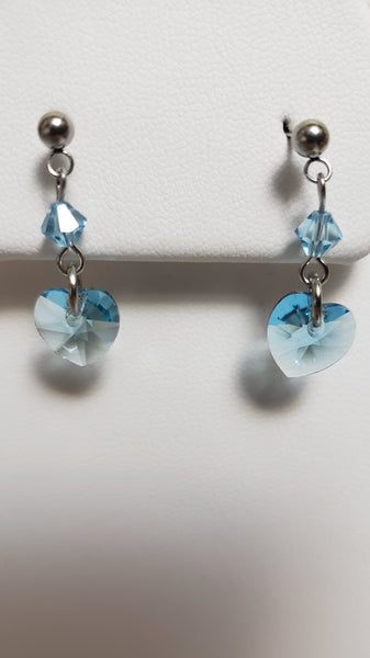 Sparkling Heart Earrings