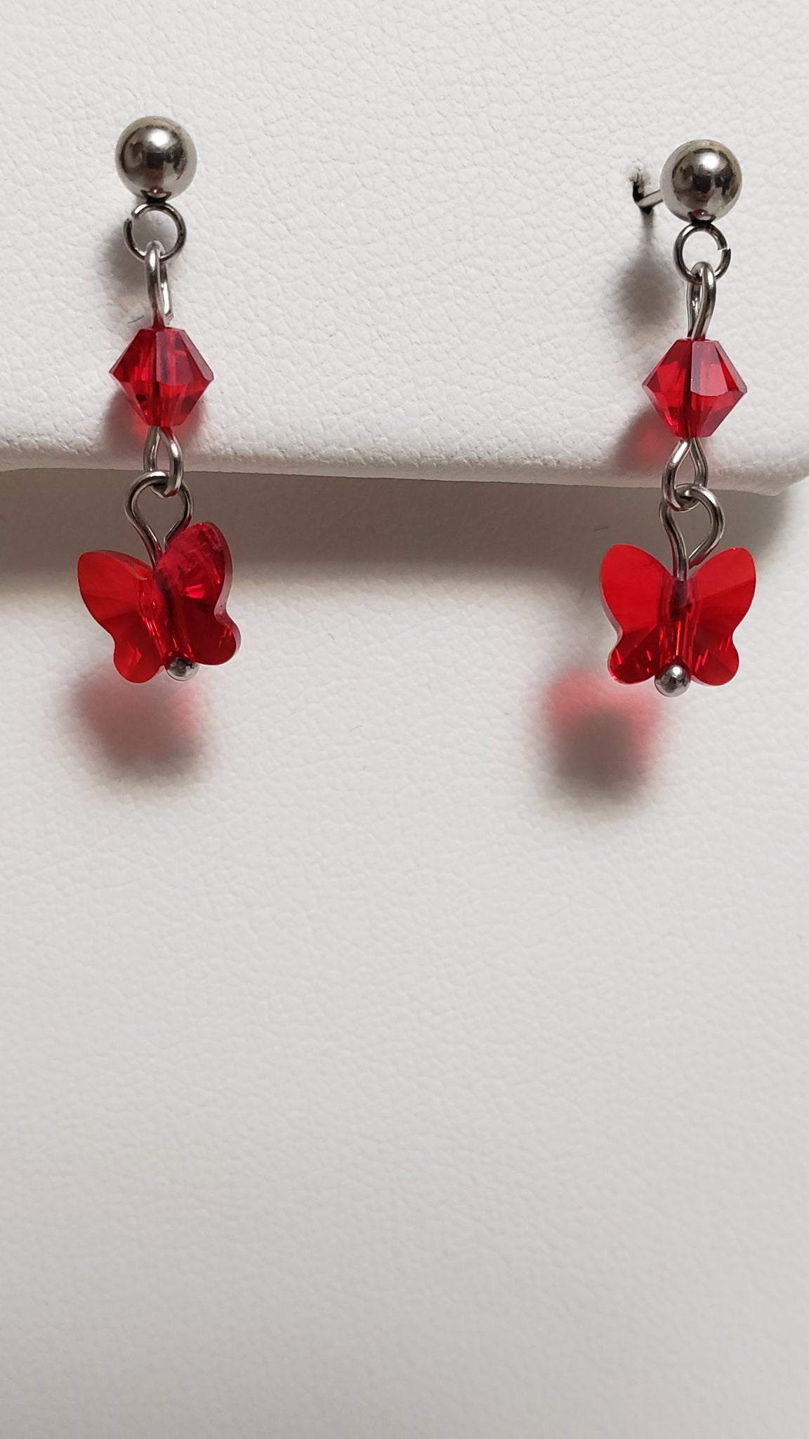 Sparkling Butterfly Earrings