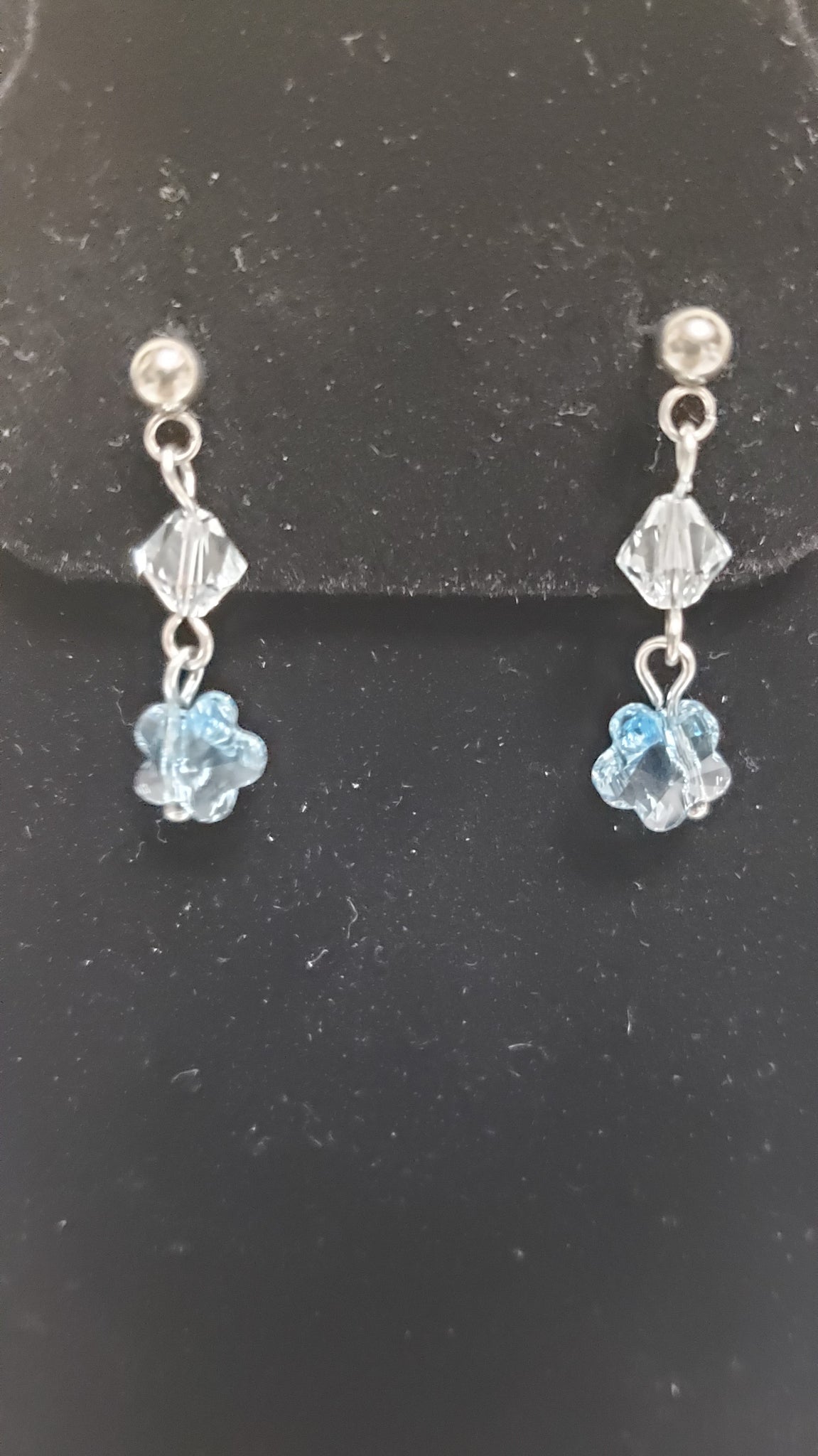 Sparkling Flower Earrings