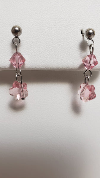 Sparkling Flower Earrings