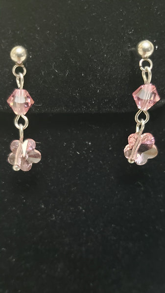 Sparkling Flower Earrings