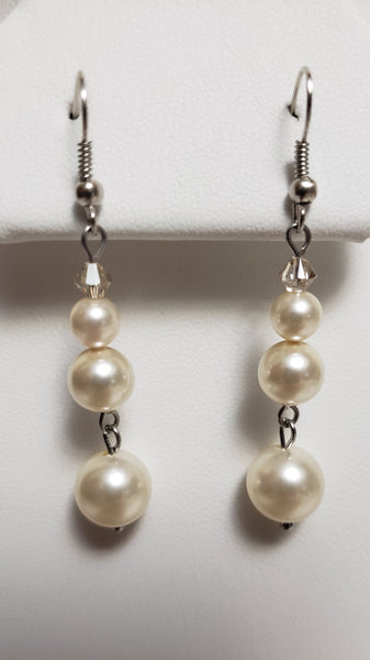 Pearl Trio Earrings