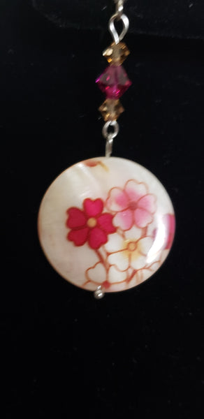 Mother of Pearl Spring Flowers Earrings