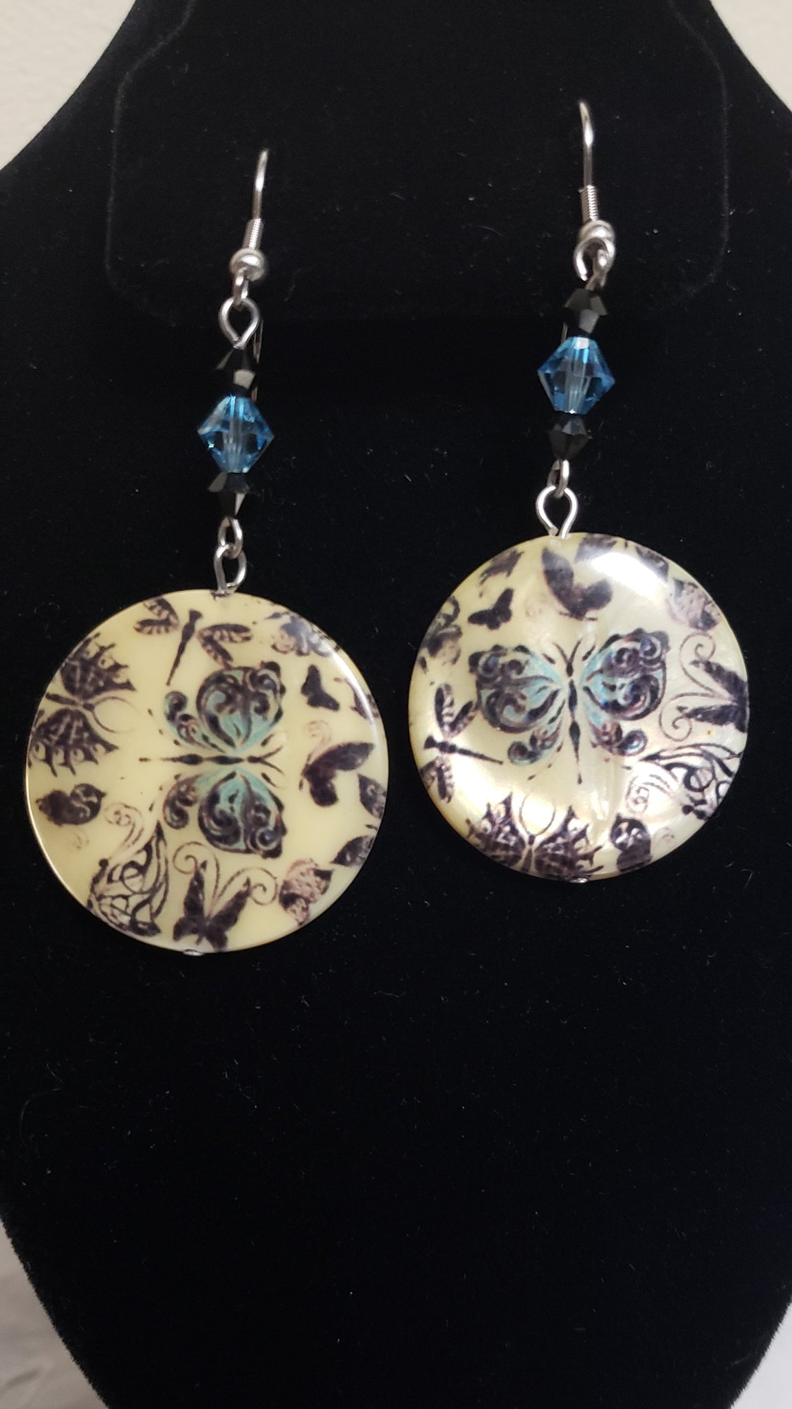 Mother of Pearl Butterflies & Dragonflies Earrings