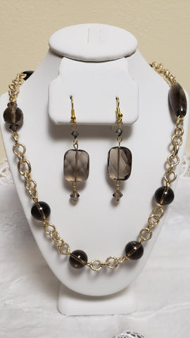 Smoky Quartz Parure